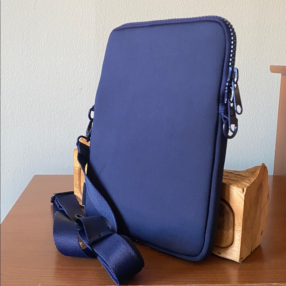 Dagne Dover  Navy Blue Laptop Sleeve